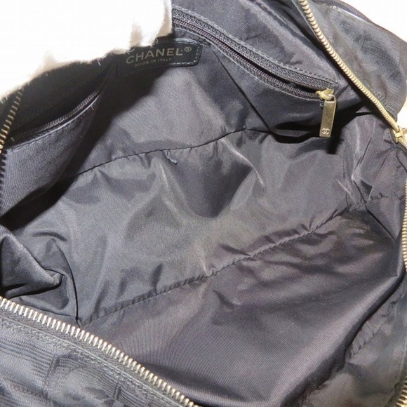 Chanel CHANEL A15828 New Travel Black Mini Boston Bag Handbag Ladies - Picture 6 of 9